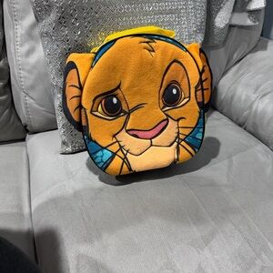 Lion Character Plush Lunch Bag